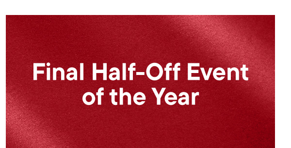 Half-Off Event