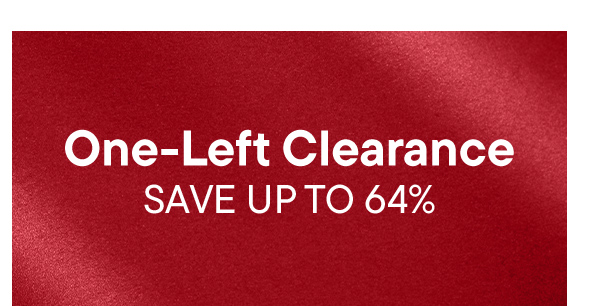 One-Left Clearance