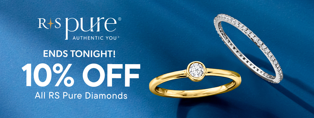 10% Off All RS Pure Diamonds