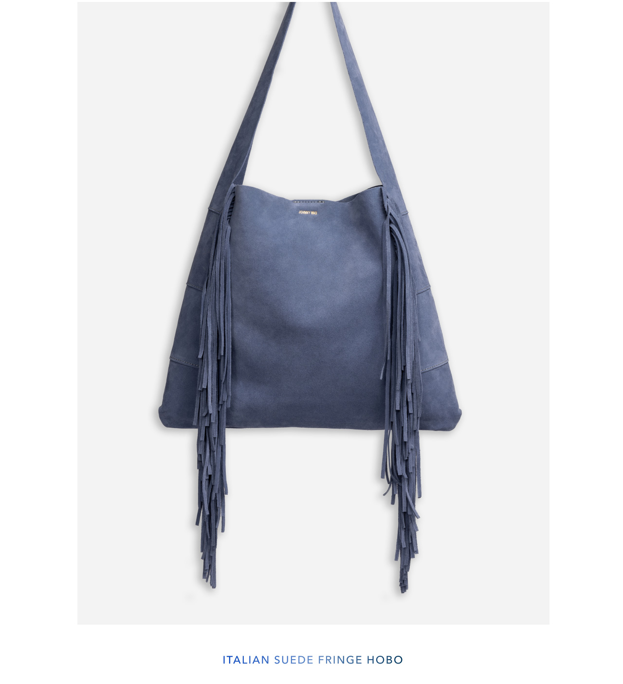 TALIAN SUEDE FRINGE HOBO