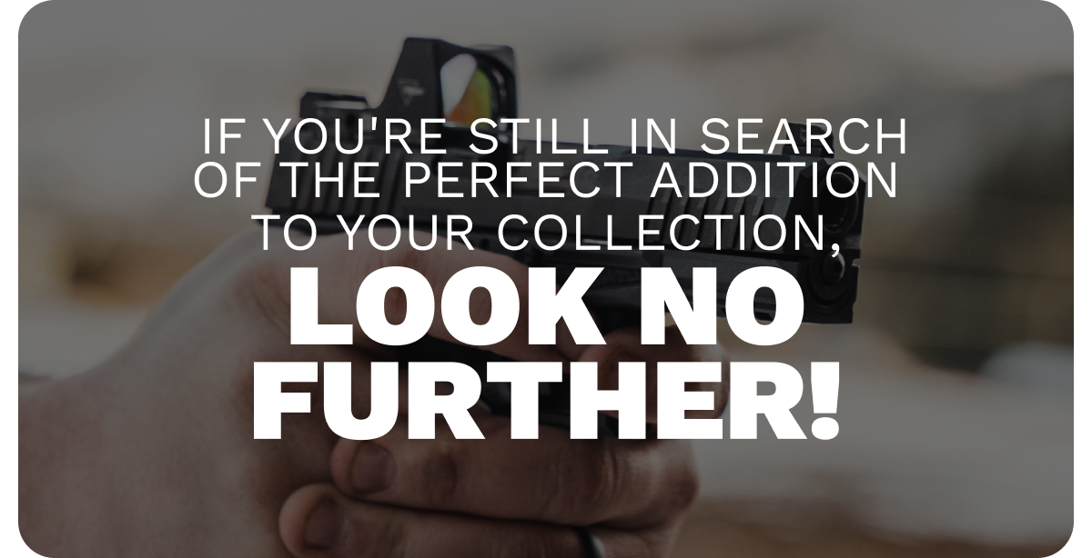 IF YOU'RE STILL IN SEARCH OF THE PERFECT ADDITION TO YOUR COLLECTION, LOOK NO FURTHER!