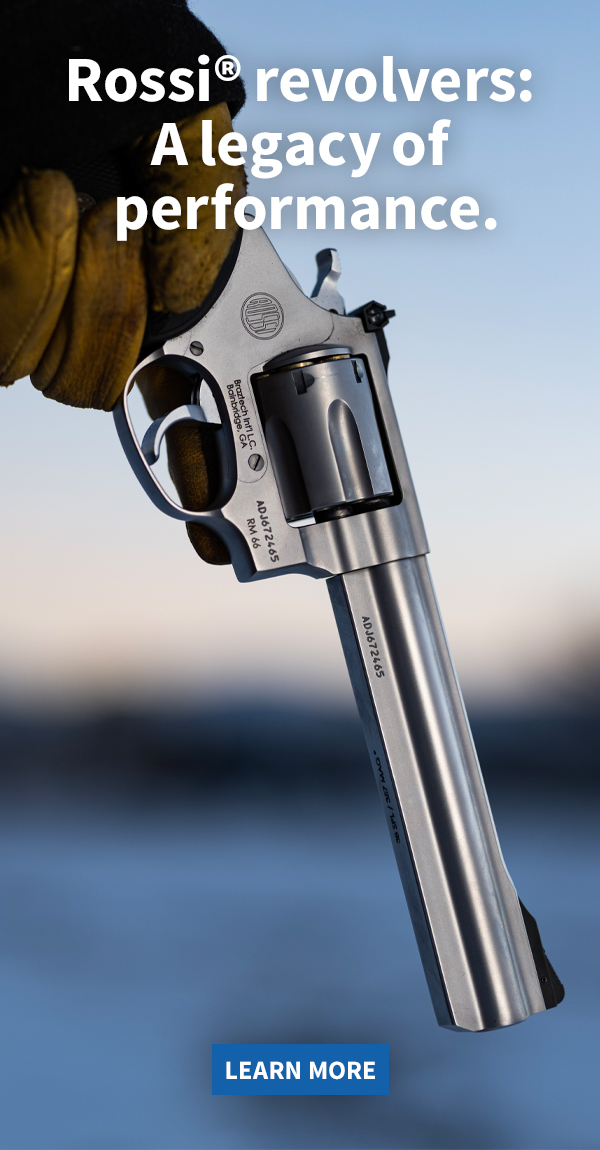 Rossi&reg; revolvers: A legacy of performance.