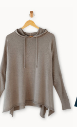 Image of a brown hoodie sweater