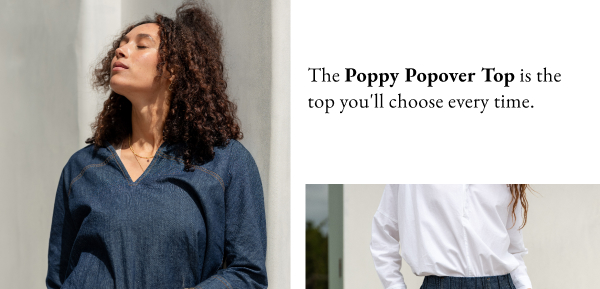 The Poppy Popover Top is the top you'll choose every time