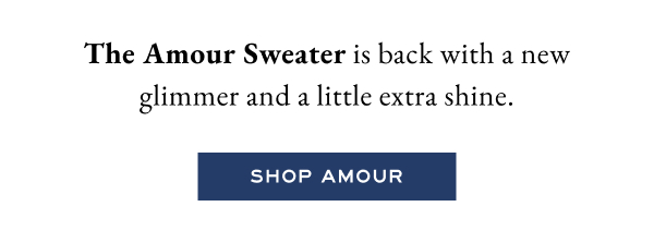 The Amour Sweater is back with a new glimmer