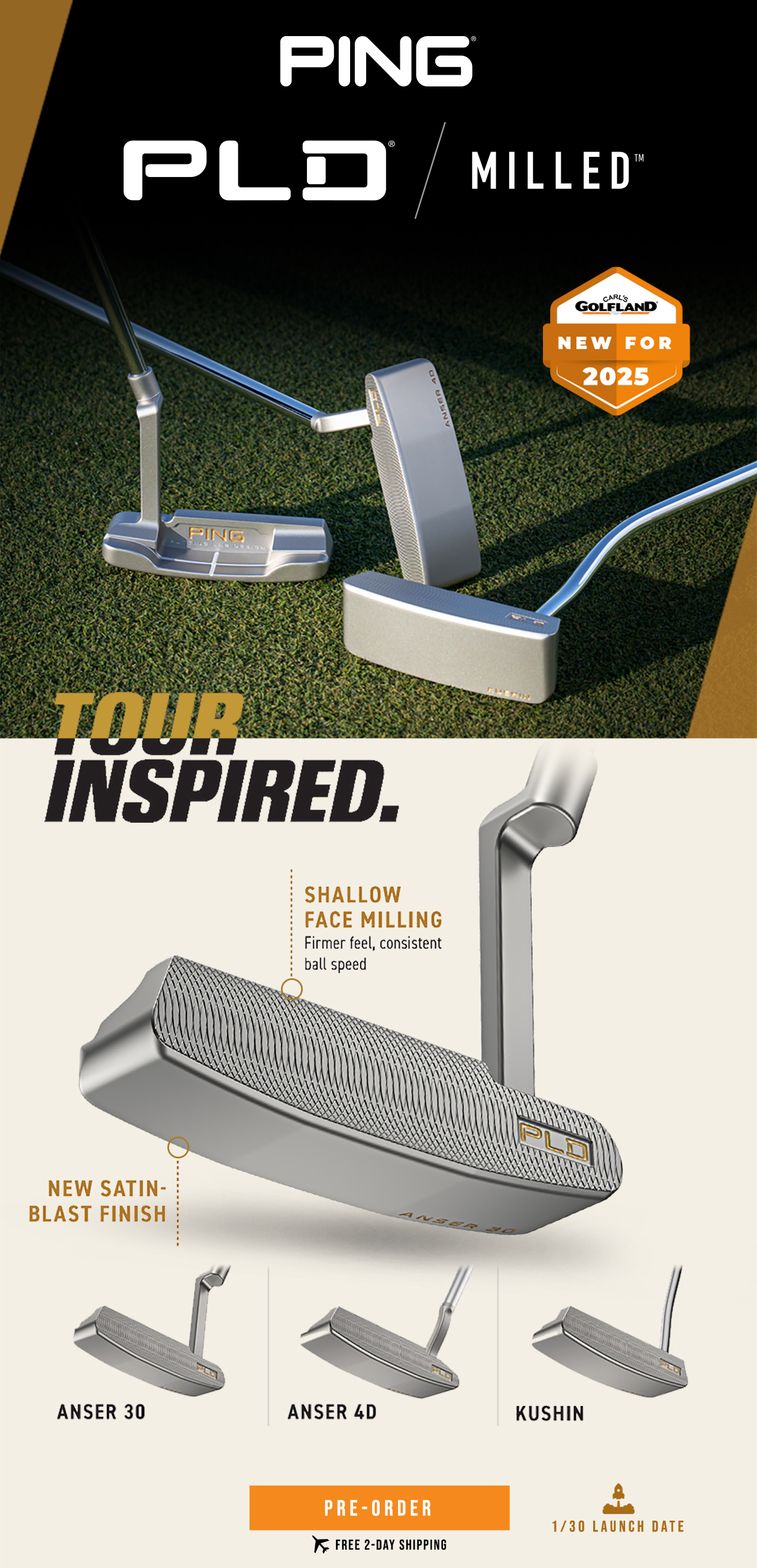 PING PLD Putters 2025 | Pre-Order Now