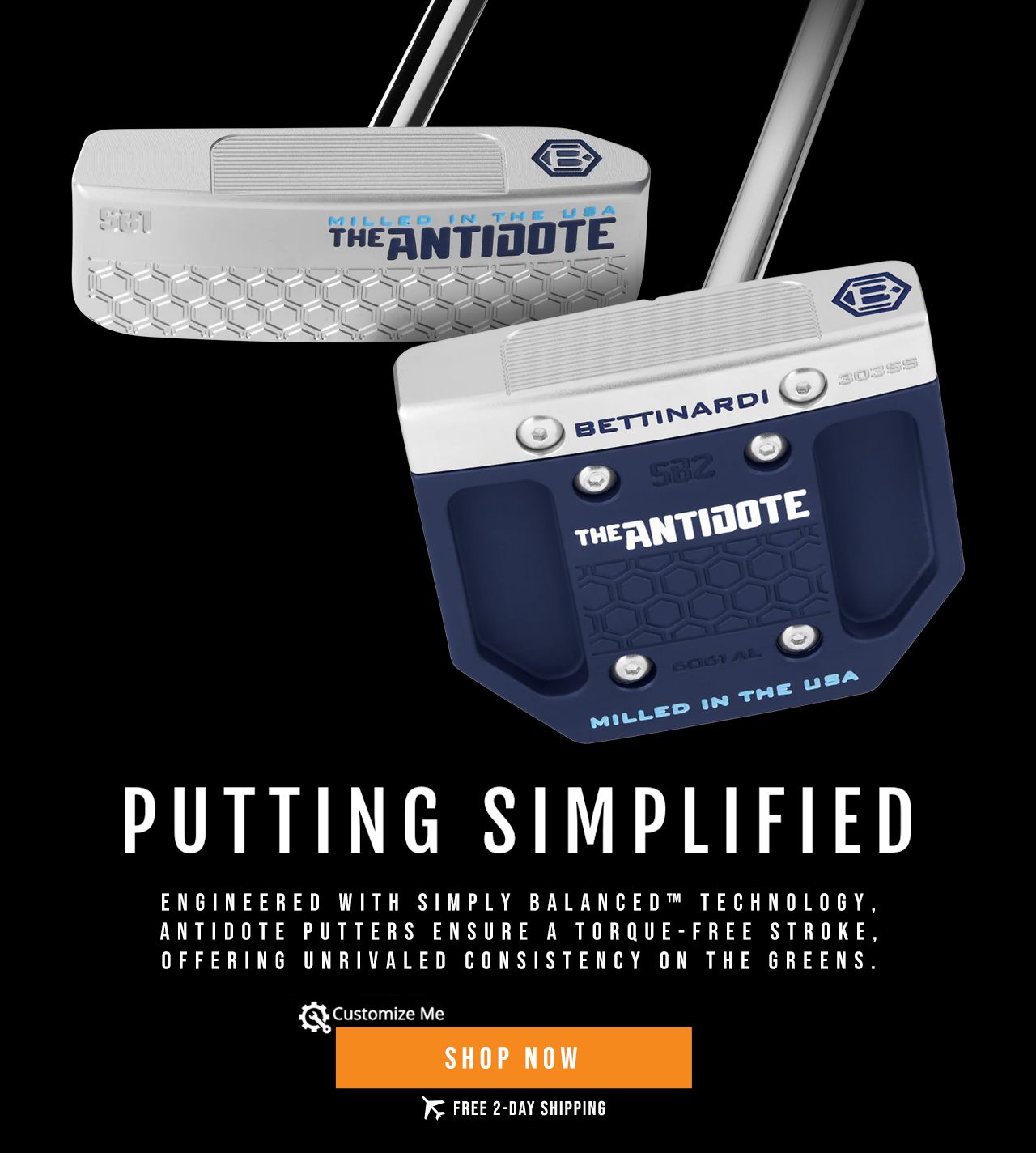 NEW | Bettinardi Antidote Putters