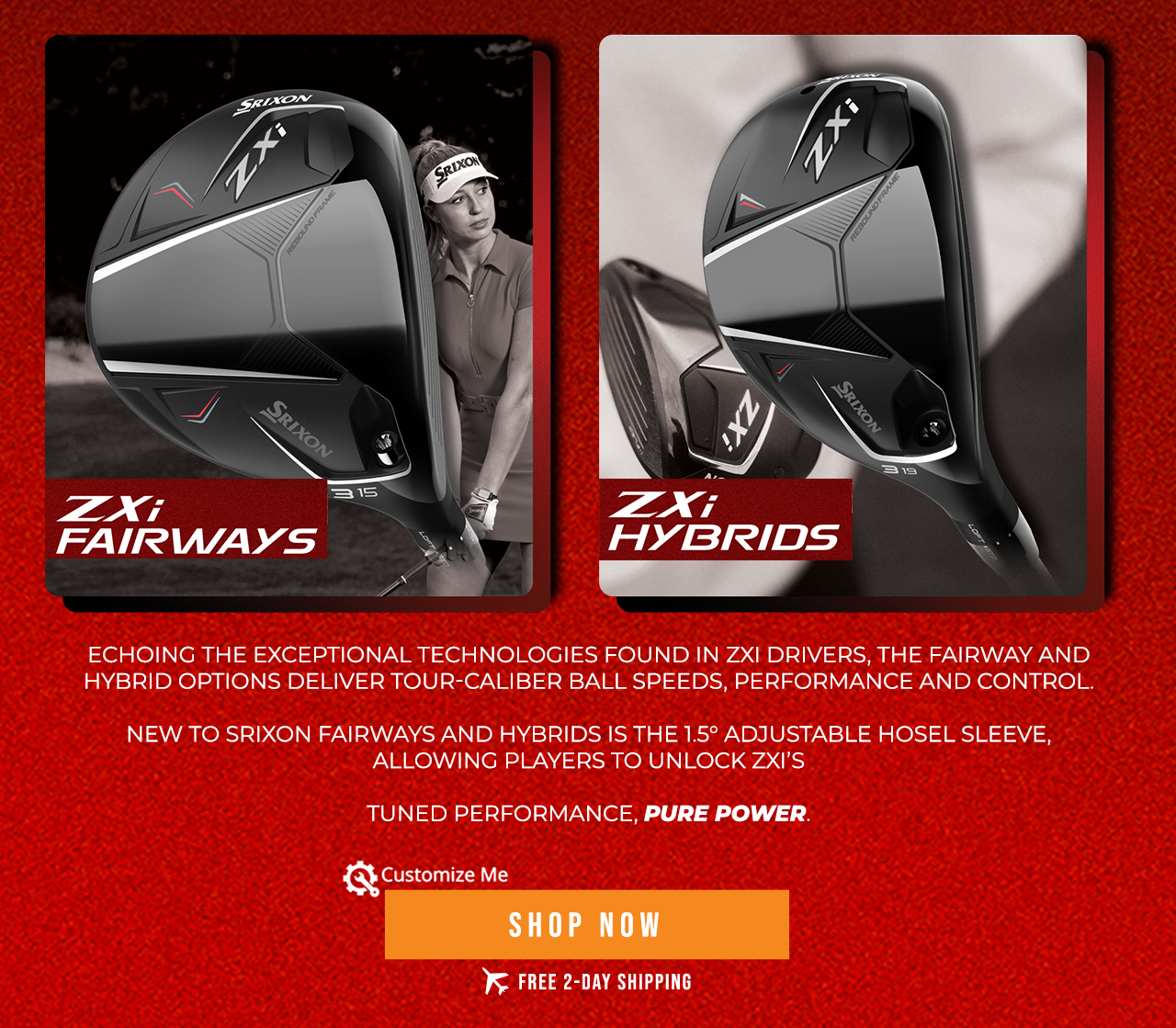 Srixon ZXi Fairway Woods & Hybrids