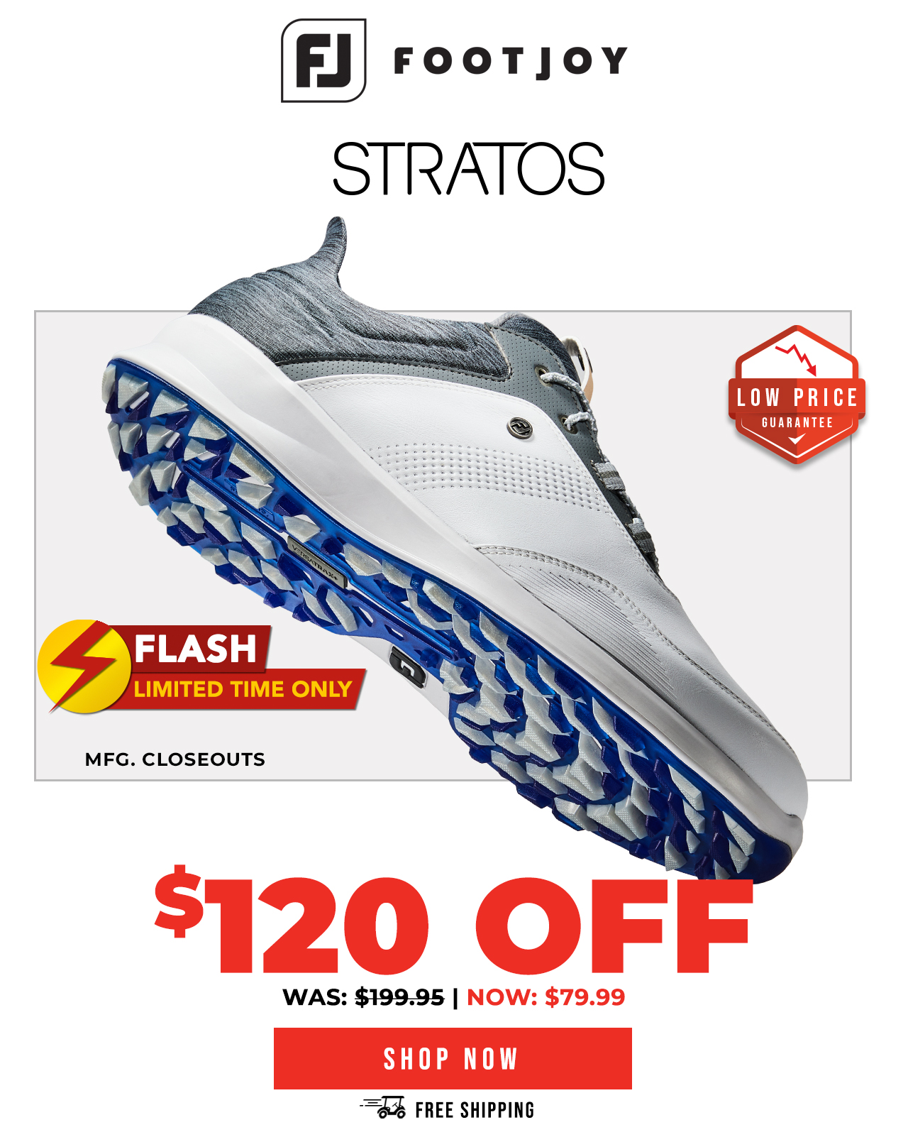 FootJoy Stratos Golf Shoes | FLASH SALE