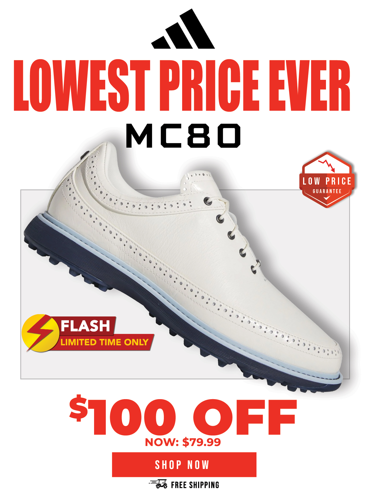 adidas MC80 Golf Shoes | FLASH SALE