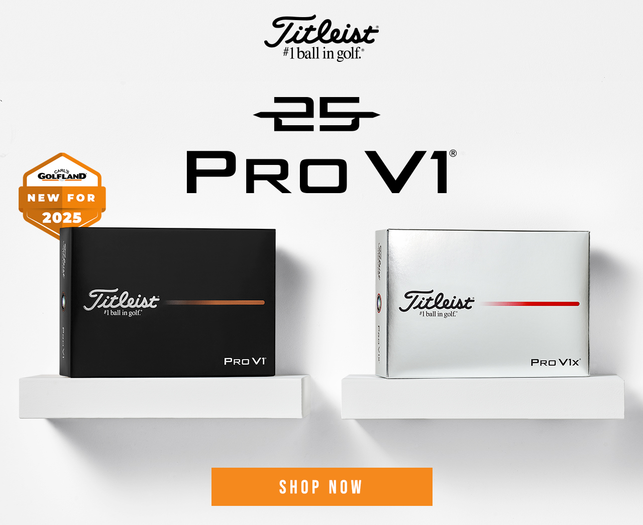 NEW | Titleist ProV1 & ProV1x 2025