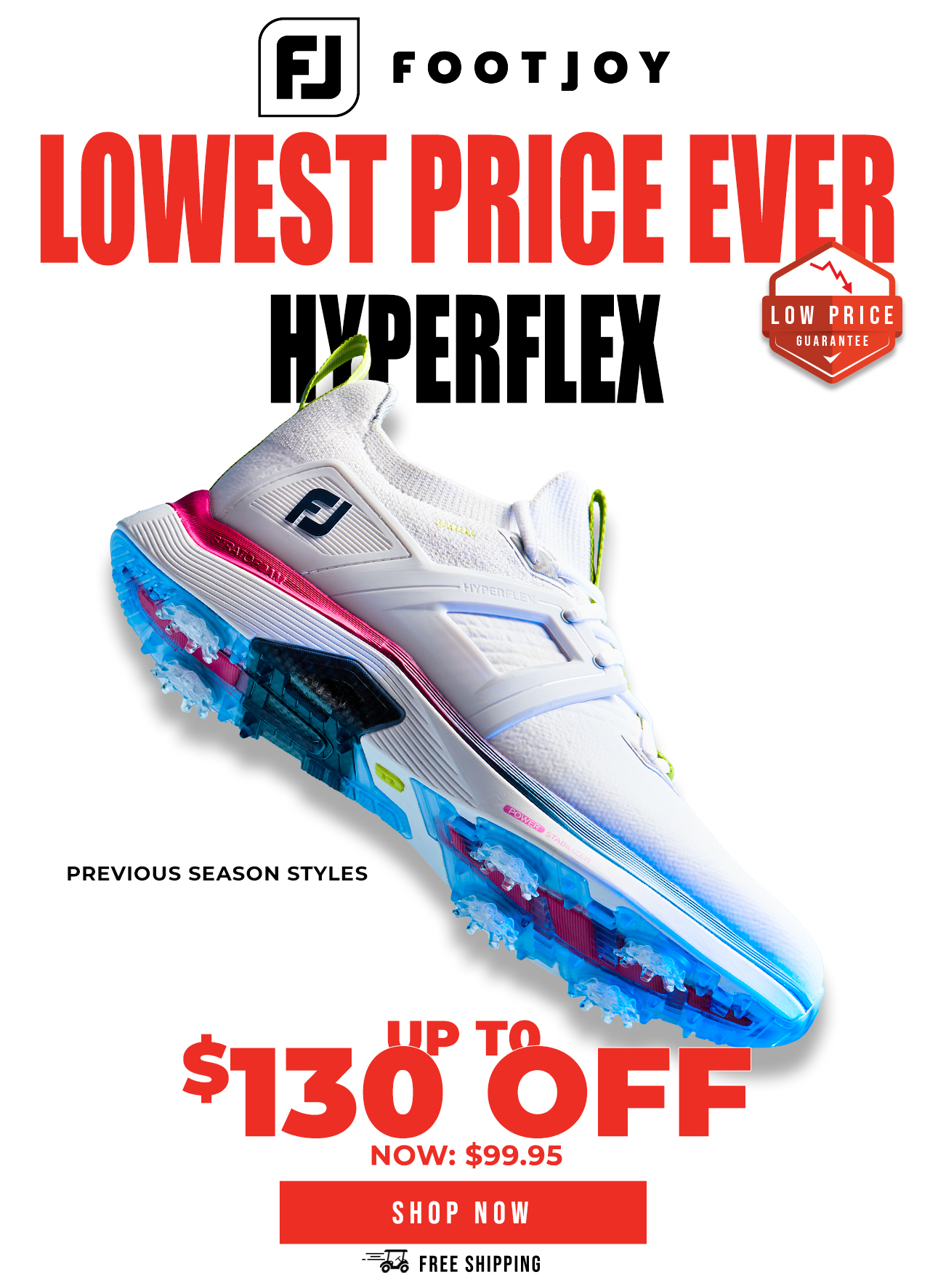 FootJoy HyperFlex Golf Shoes | Previous Season Styles