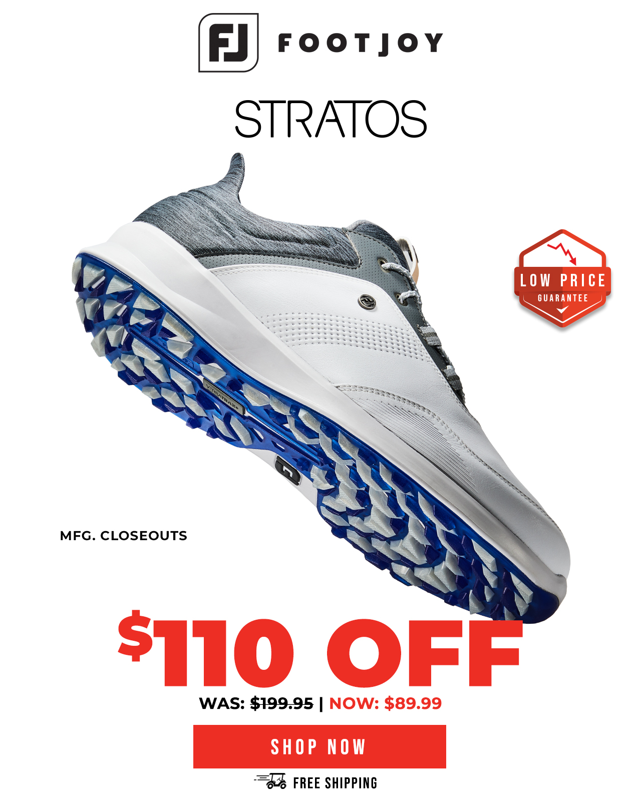 FootJoy Stratos Golf Shoes | MFG Closeouts