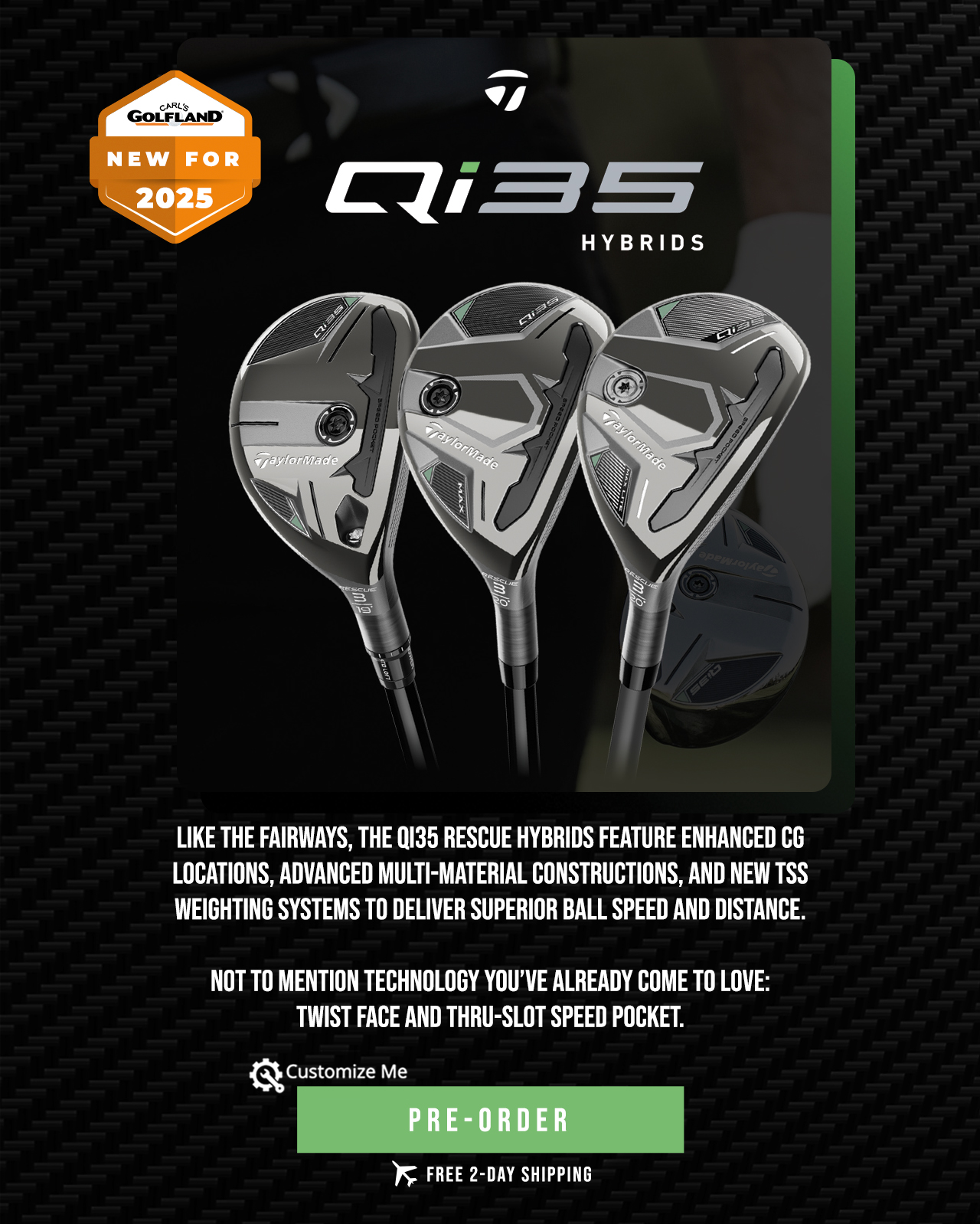 TaylorMade Qi35 | Hybrids