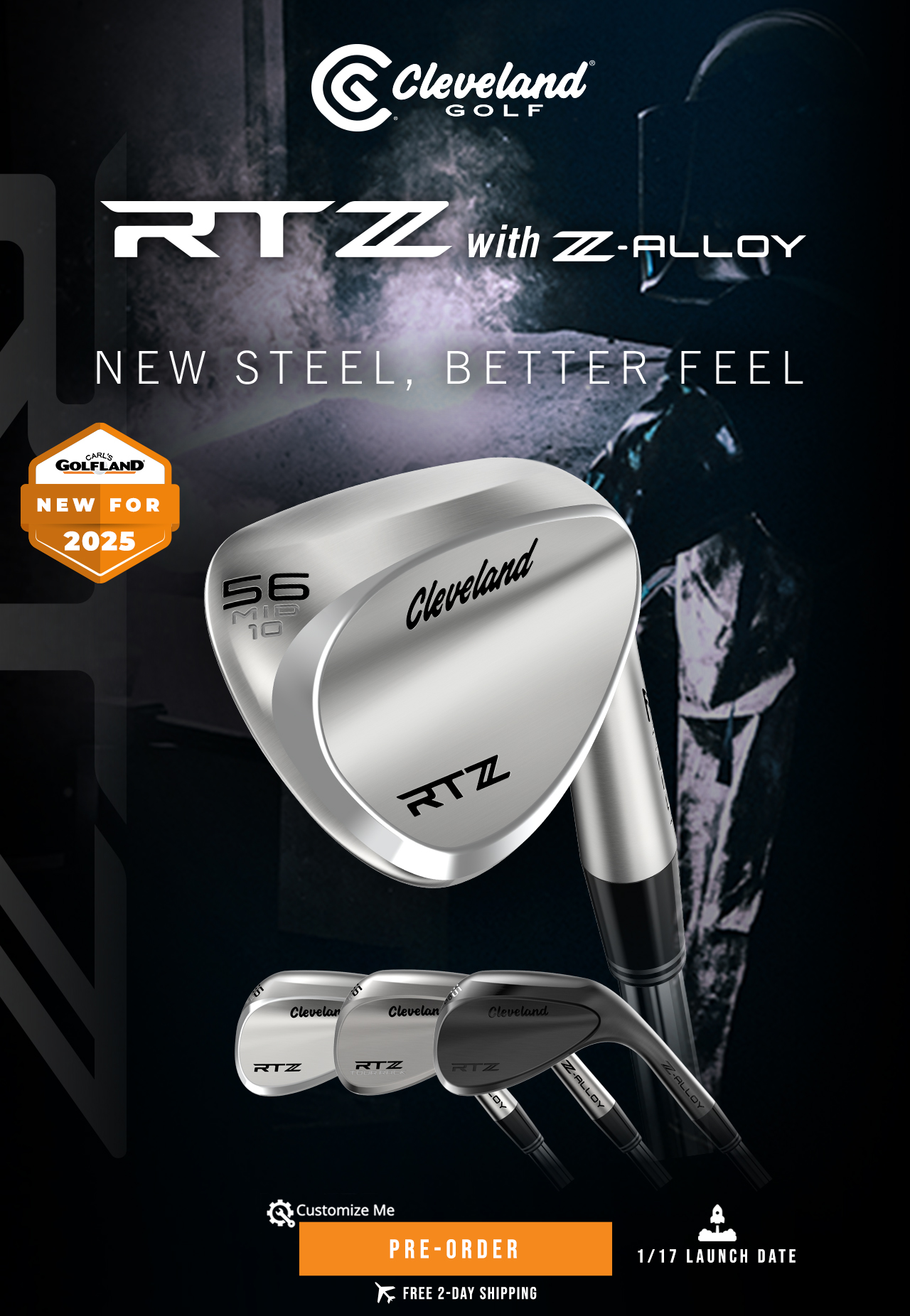 Cleveland RTZ Wedges | Pre-Order Now