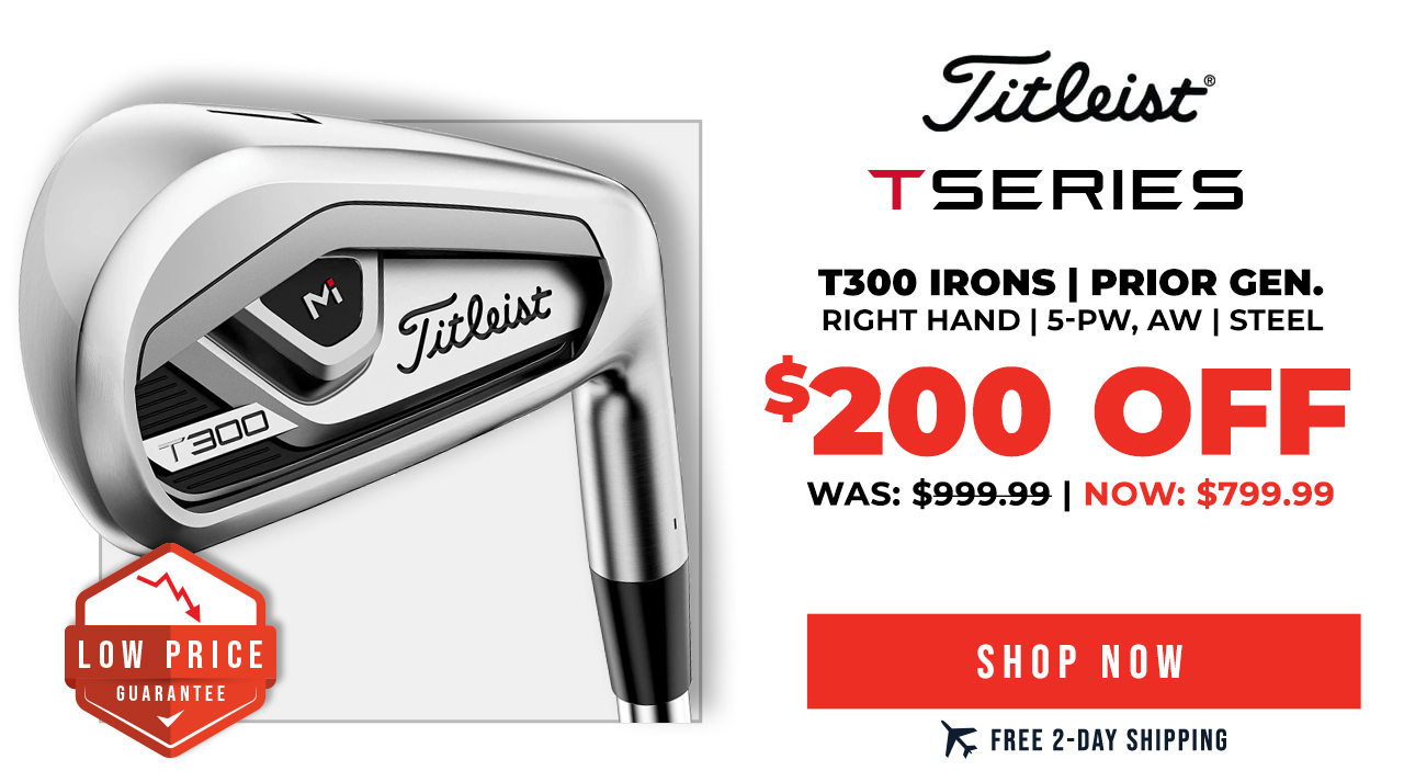 Titleist T300 Prior Gen. Irons | ON SALE