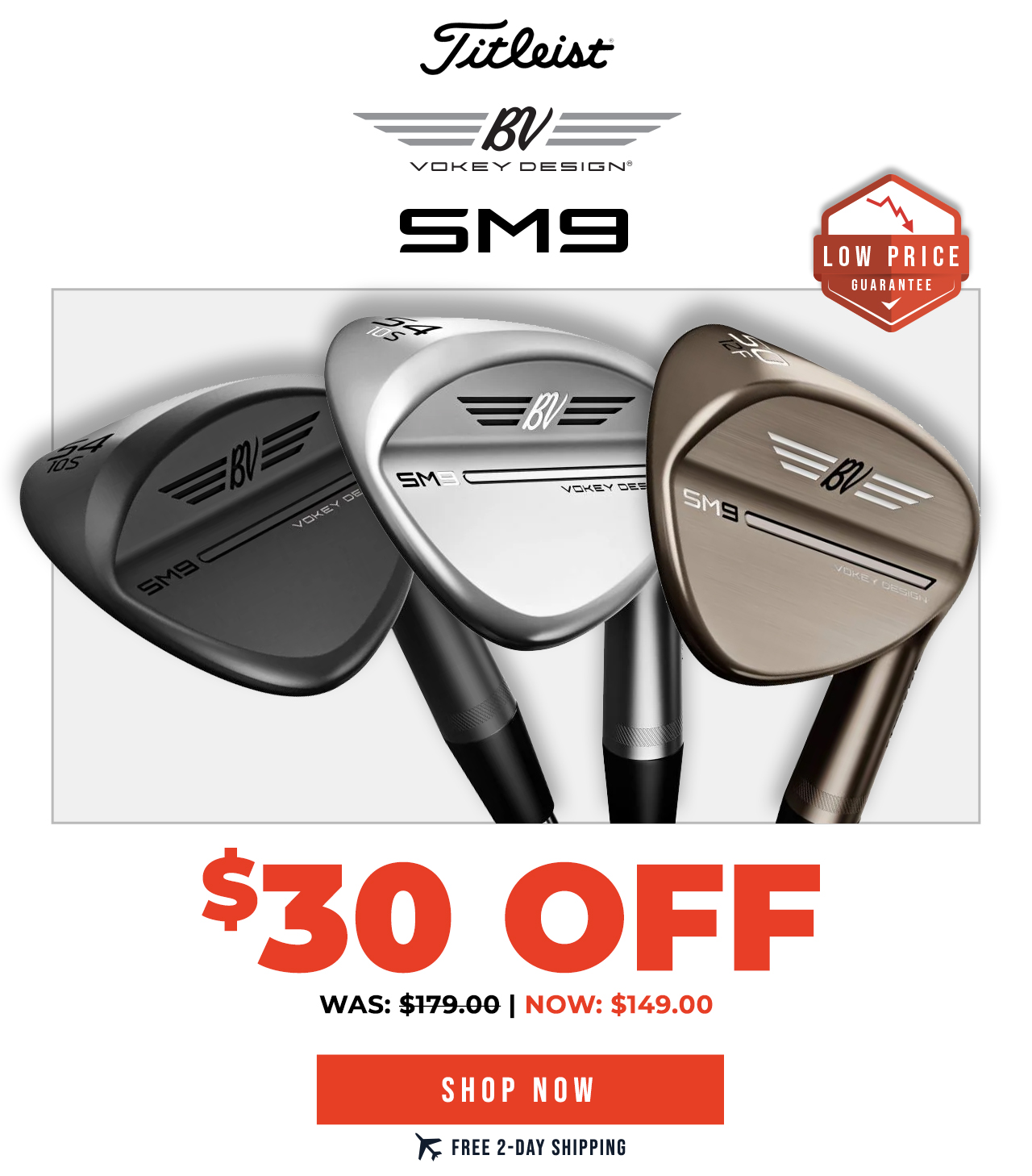 Titleist Vokey SM9 Wedges | ON SALE