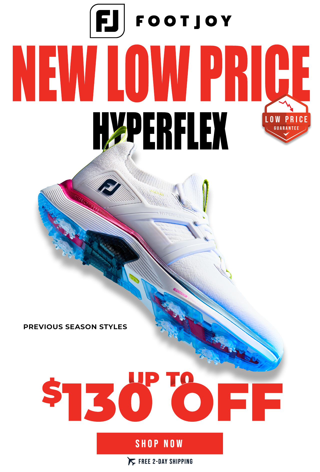 FootJoy HyperFlex Golf Shoes | Previous Season Styles