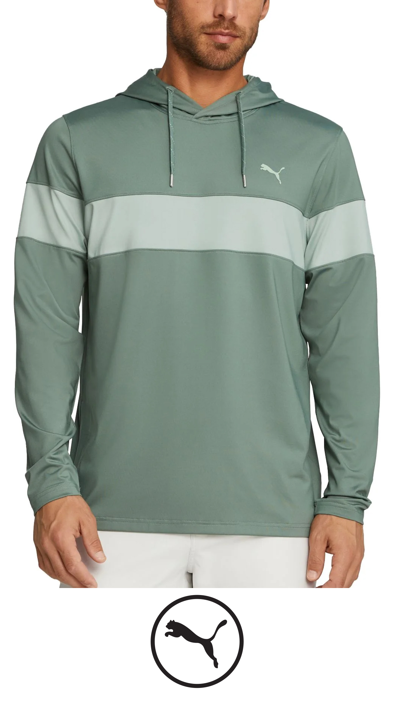 PUMA MATTR Colorblock Golf Hoodie - ON SALE