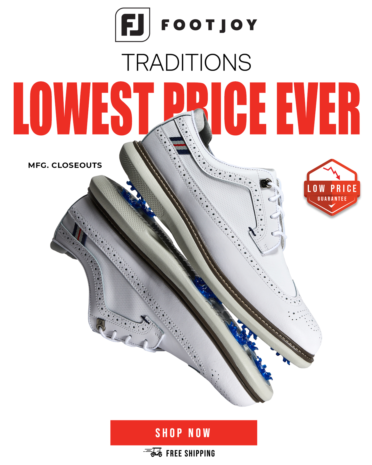 FootJoy Traditions MFG Closeout Golf Shoes