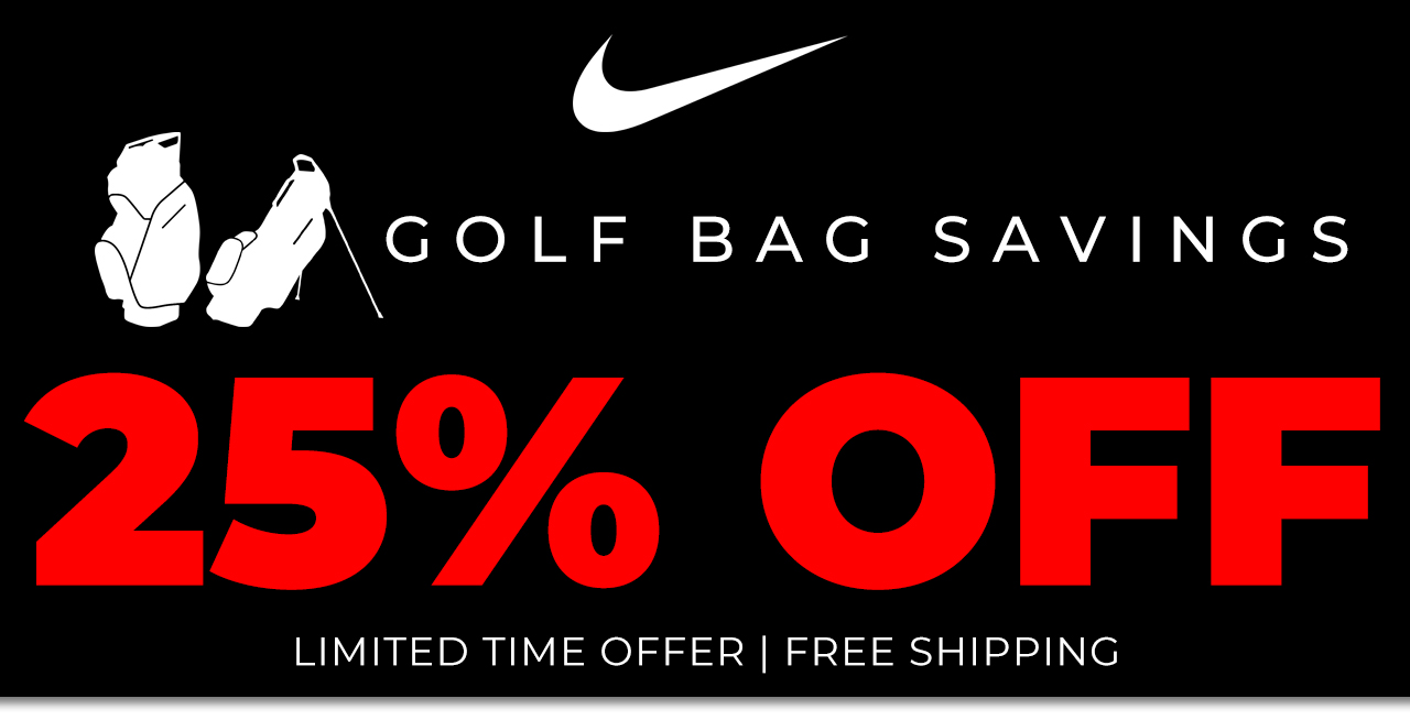 NIKE Golf Bags | 25% OFF + FREE SHIPPING