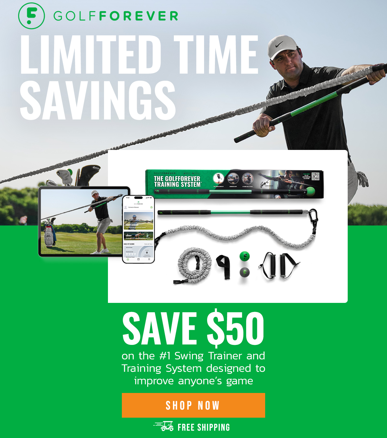 GOLFFOREVER | Holiday Time Limited Savings