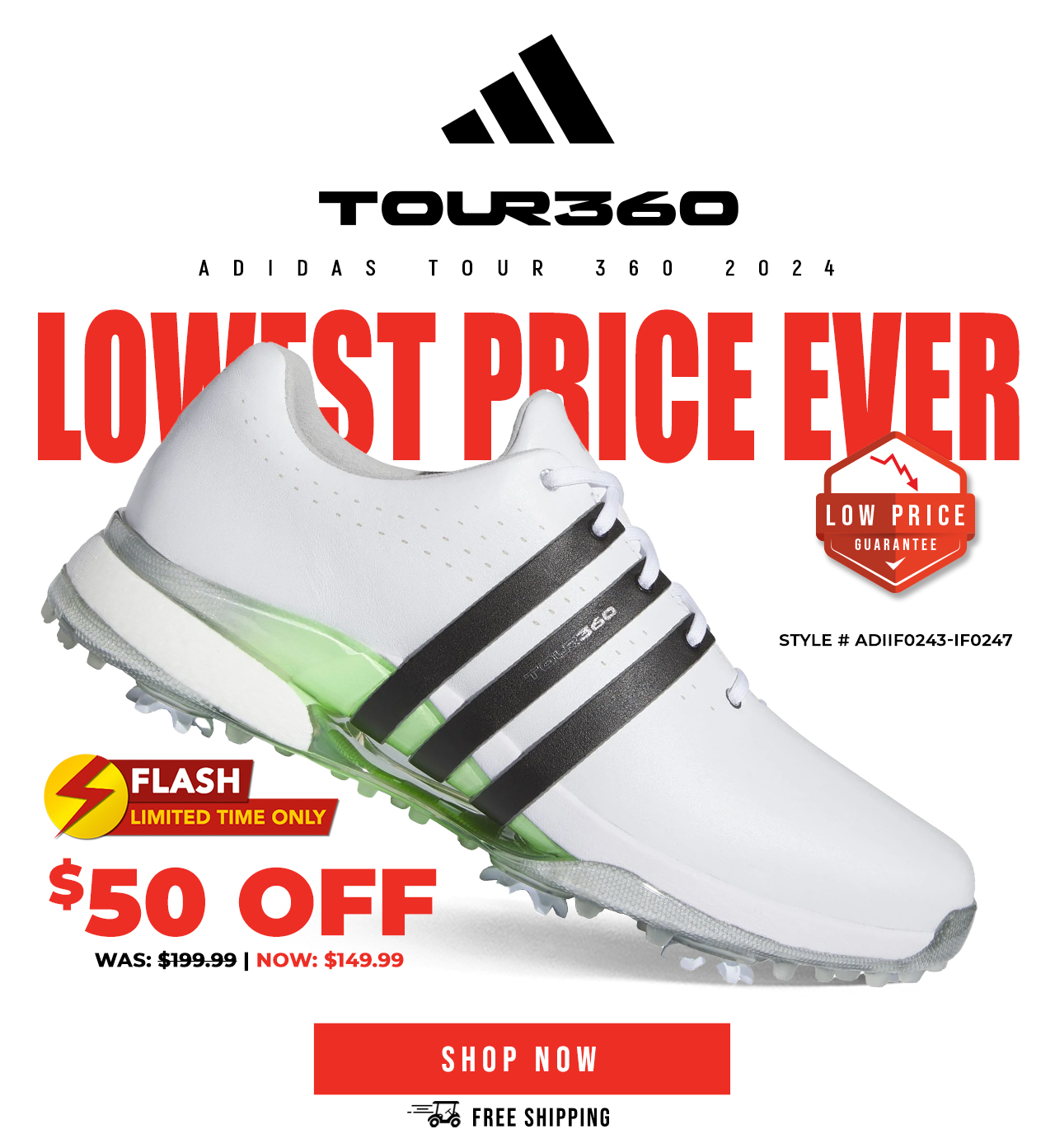 adidas TOUR360 2024 | $40 OFF