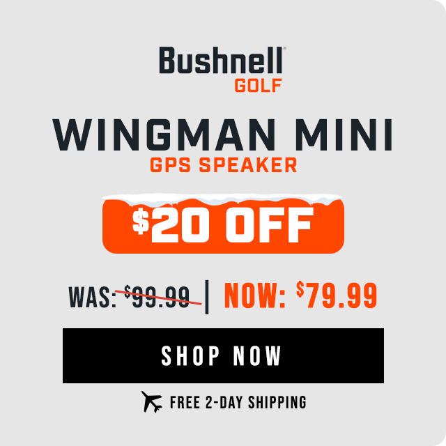 Bushnell Wingman Mini GPS Speaker | $20 OFF