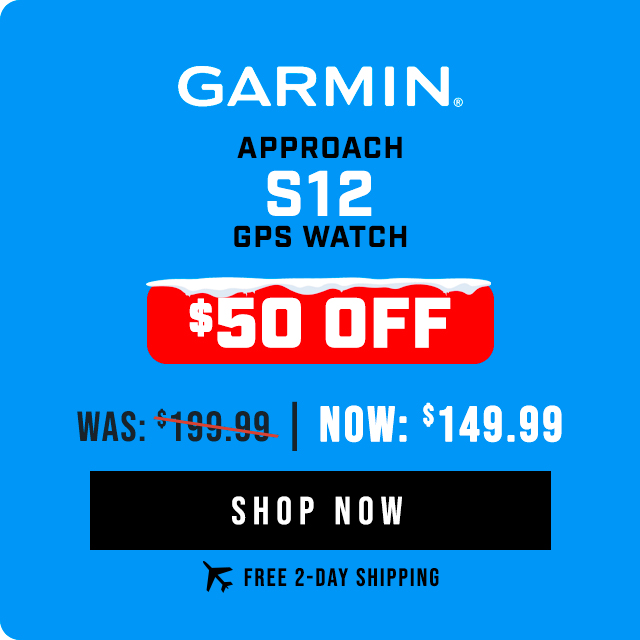 Garmin Approach S12 GPS Watch | $50 OFF