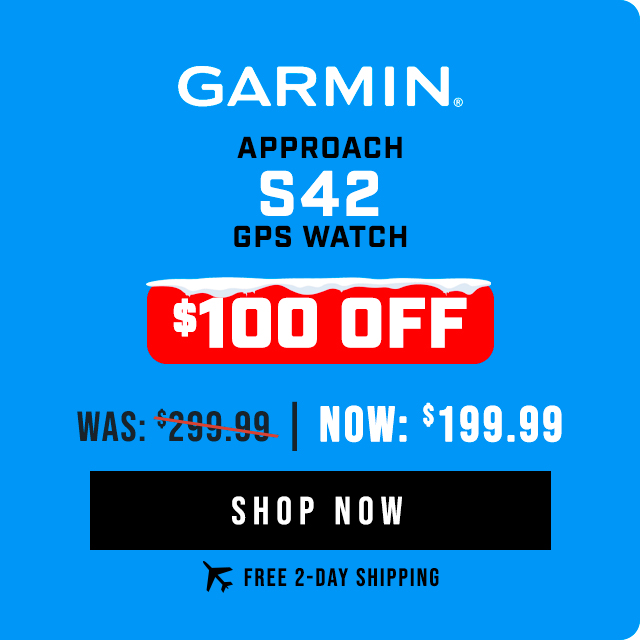 Garmin Approach S42 GPS Watch | $100 OFF