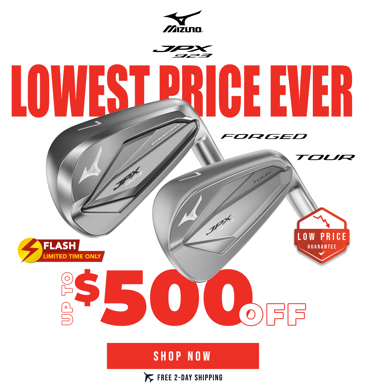 Mizuno JPX923 Forged + Tour Irons | ON SALE