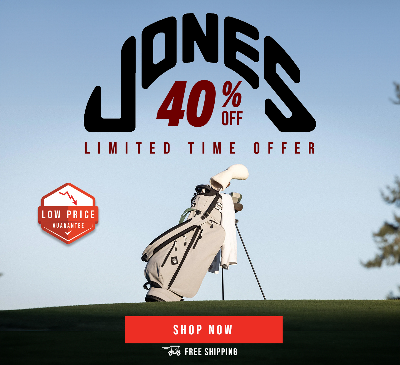 Jones Golf Bags | 40% OFF + Free Shipping