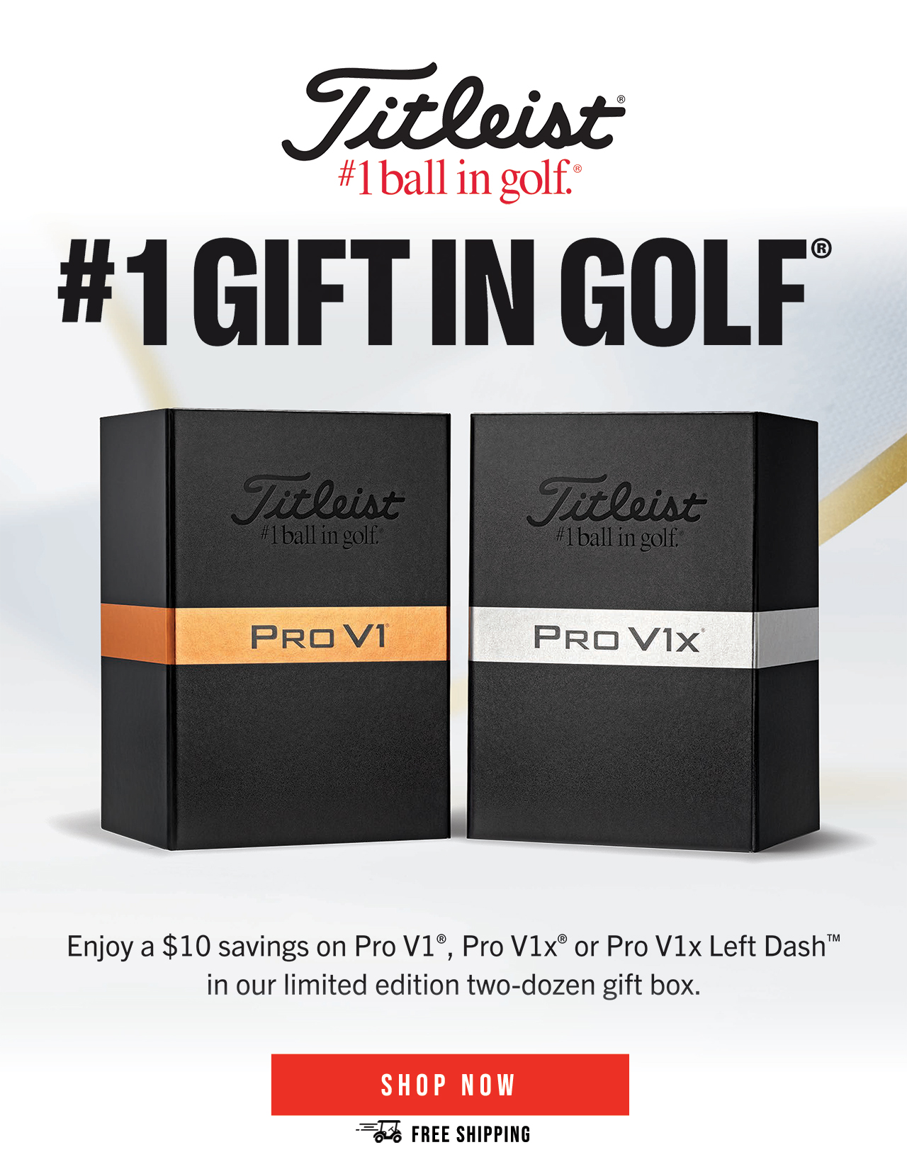 Titleist Pro V1 Double-Dozen Gift Box