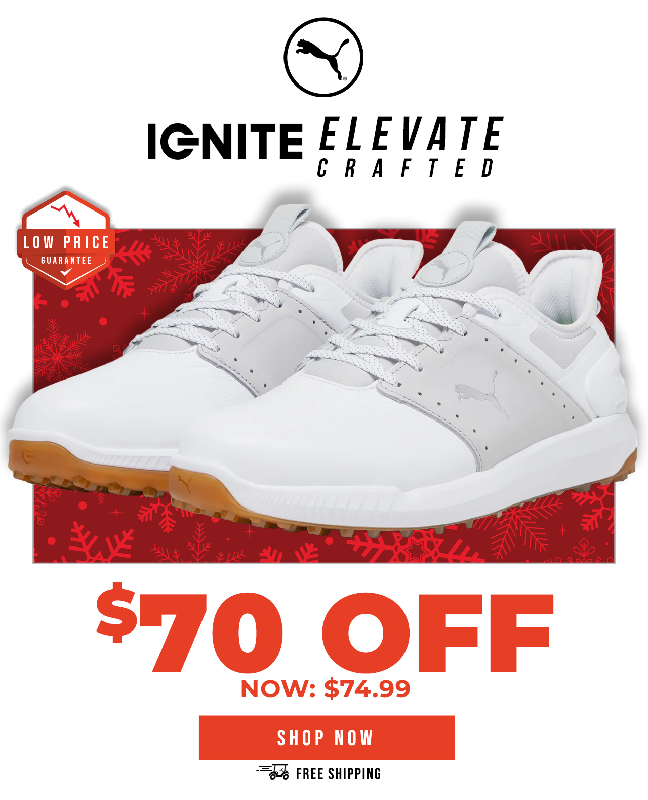 Puma Ignite Elevate Crafted Golf Shoes