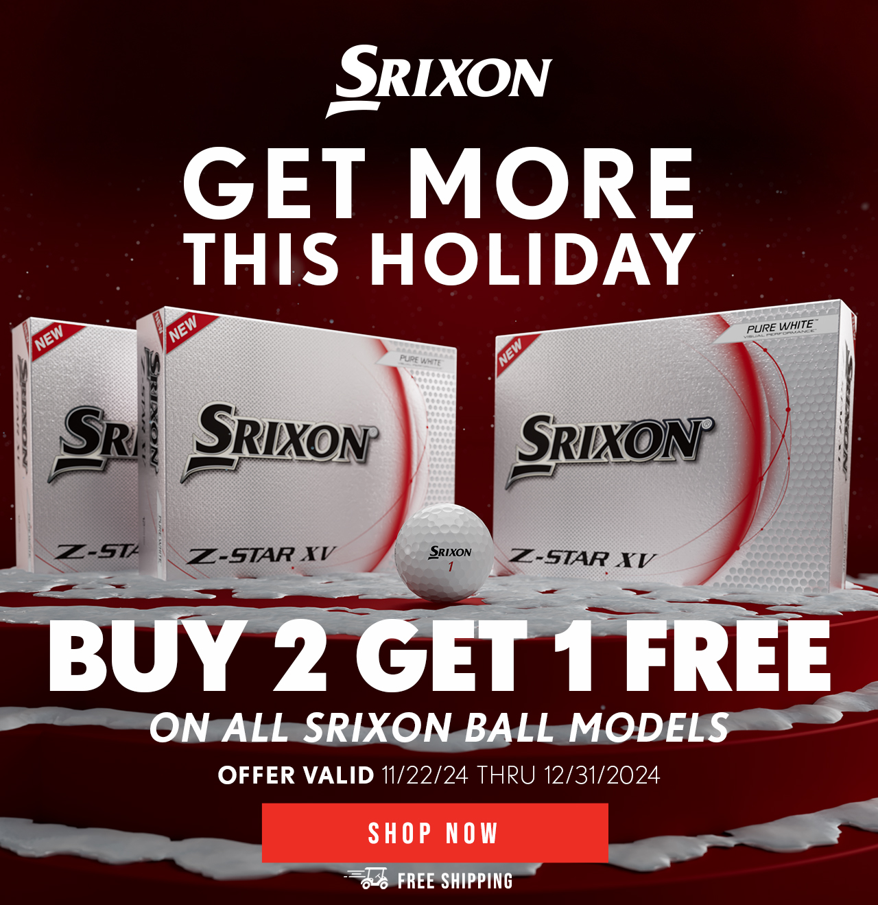 Srixon Golf Balls | Buy 2, Get 1 FREE