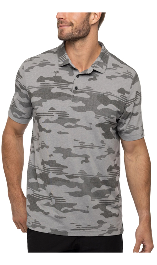 TravisMathew Beachside Stealth Golf Polo - ON SALE