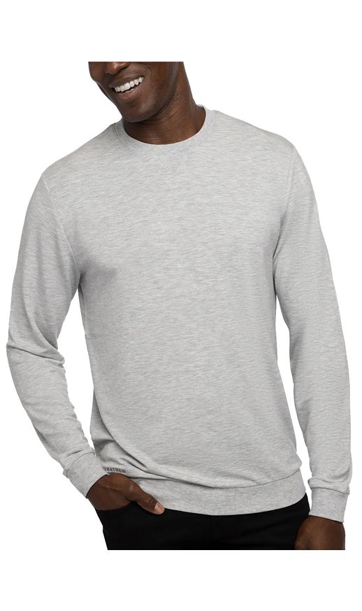 TravisMathew Amenities Crewneck Golf Pullover - ON SALE