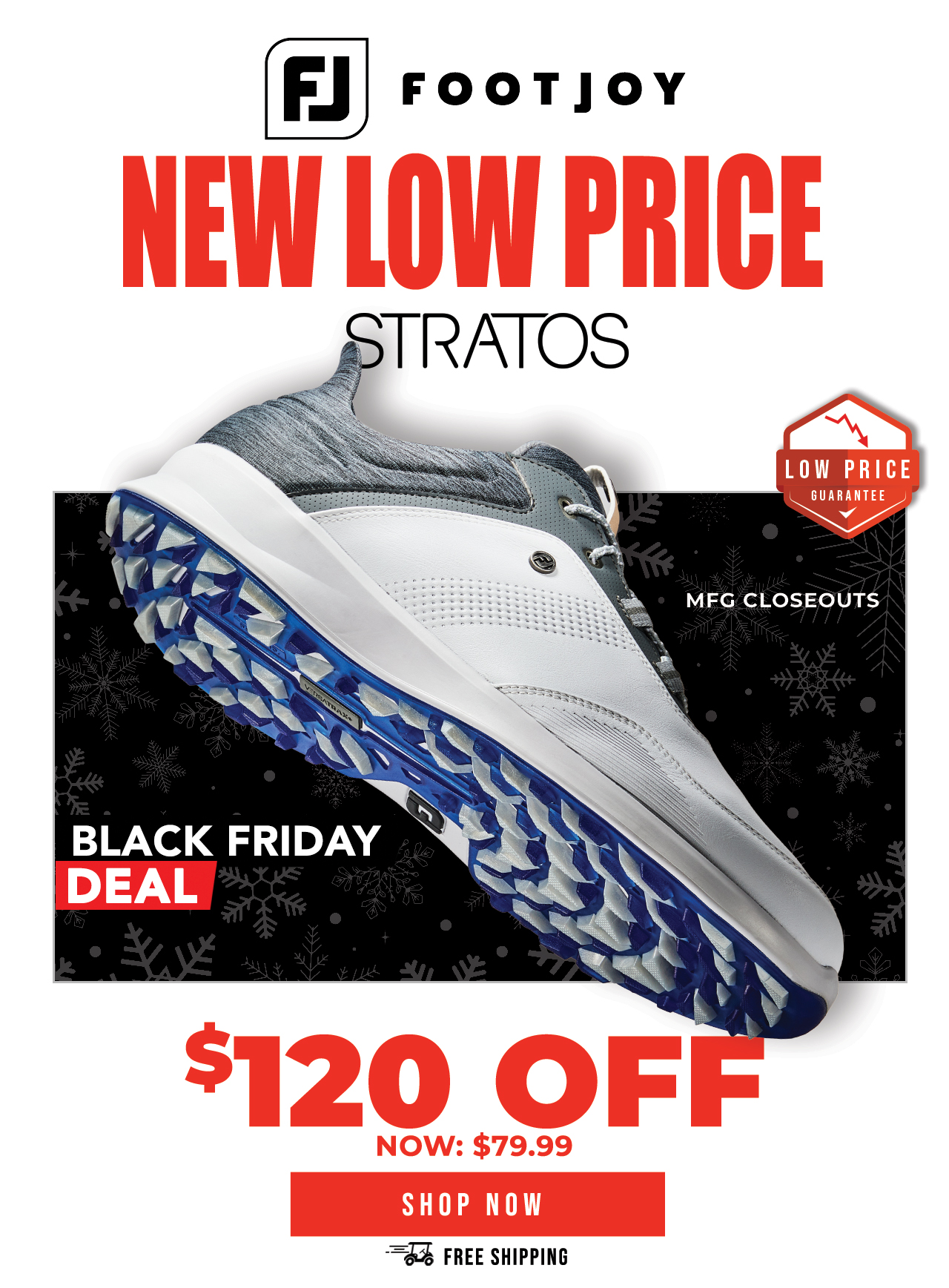 FootJoy Stratos Golf Shoes | ON SALE