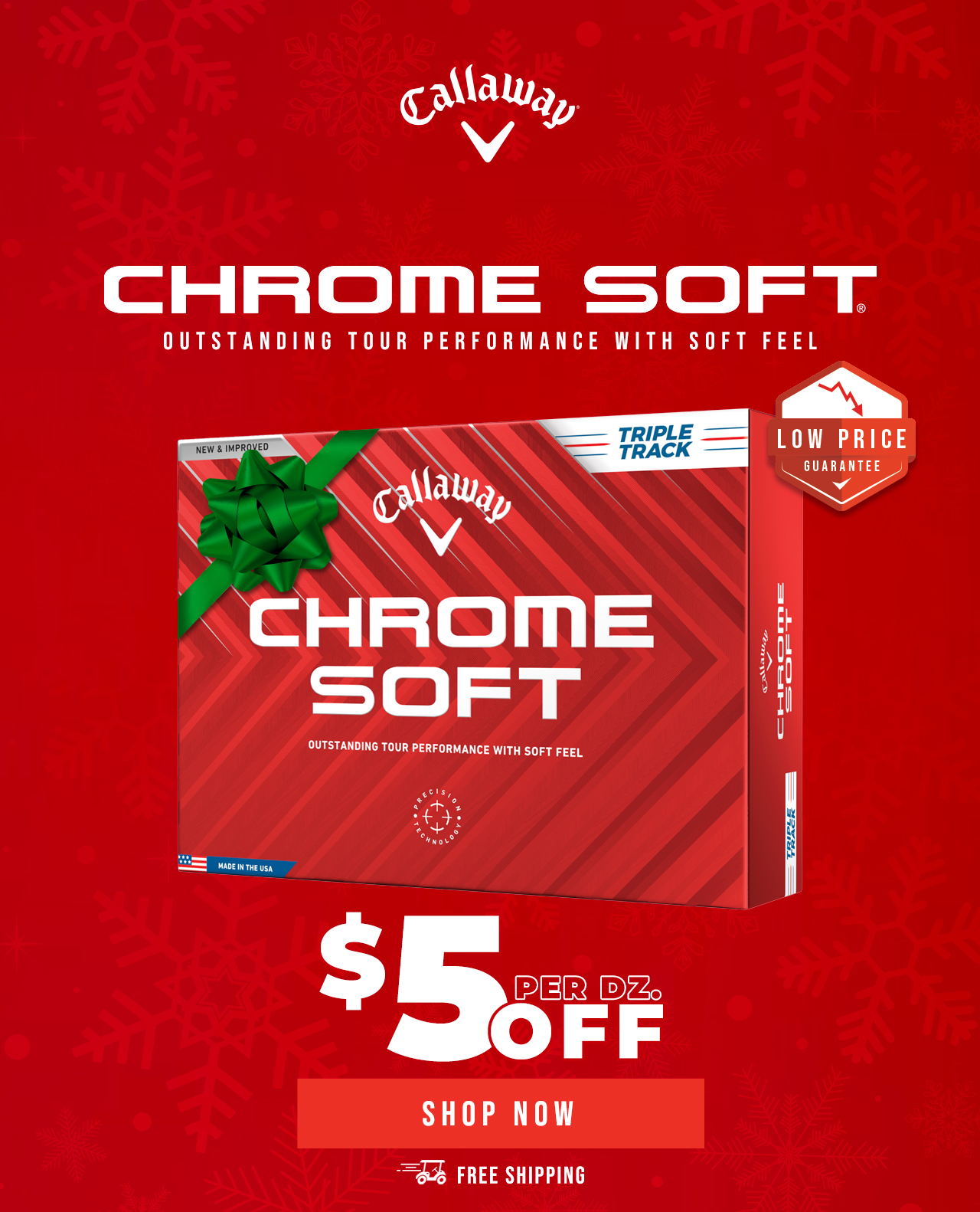 Callaway Chrome Soft Holiday Savings