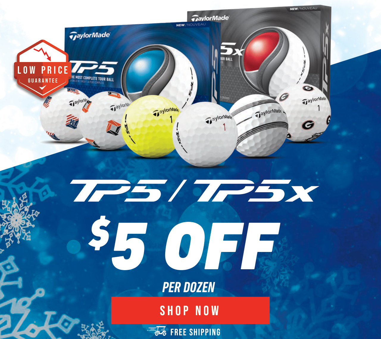 TaylorMade TP5/TP5x Holiday Savings