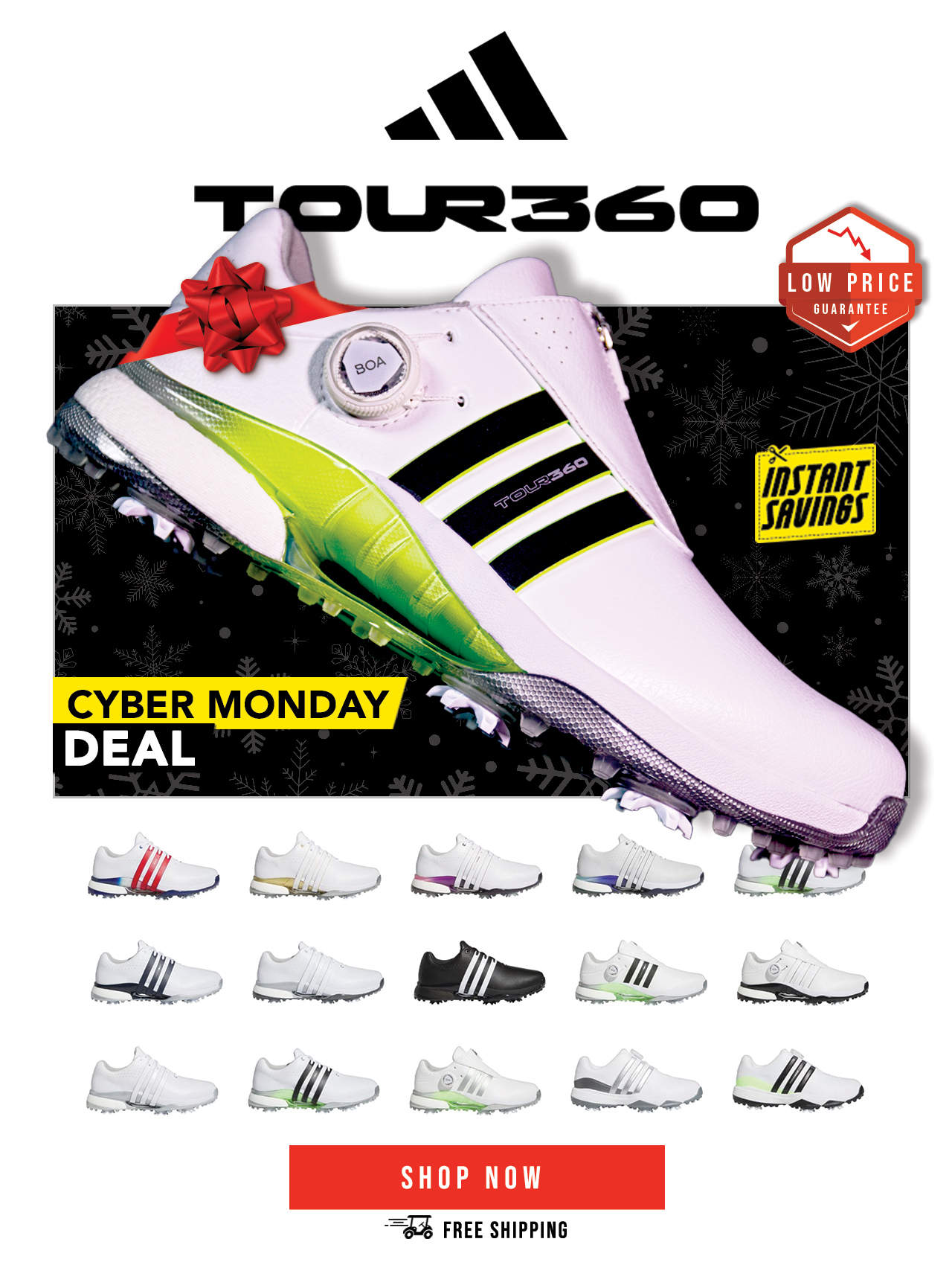 adidas Tour 360 Golf Shoes 2024