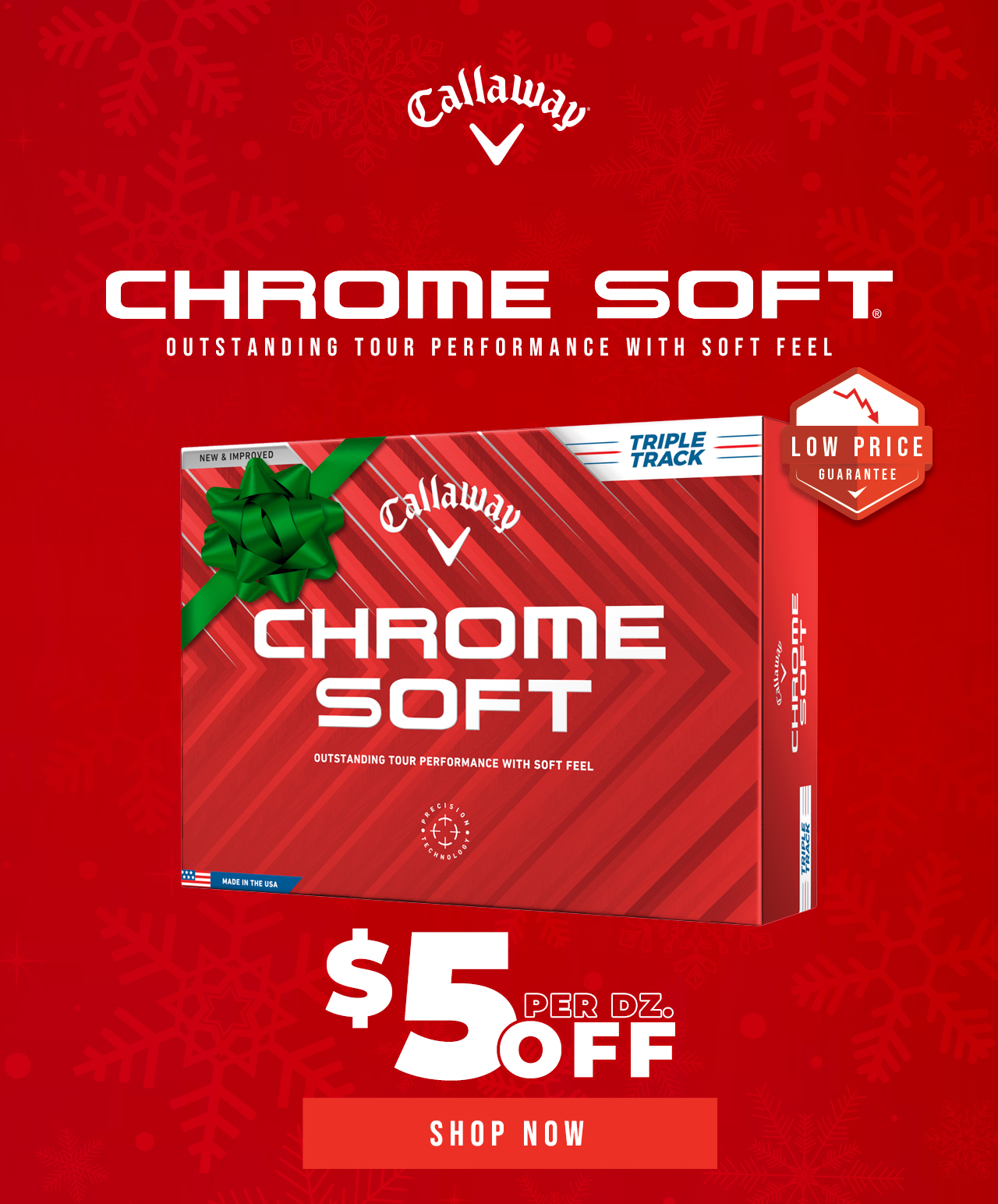 Callaway Chrome Soft Holiday Savings