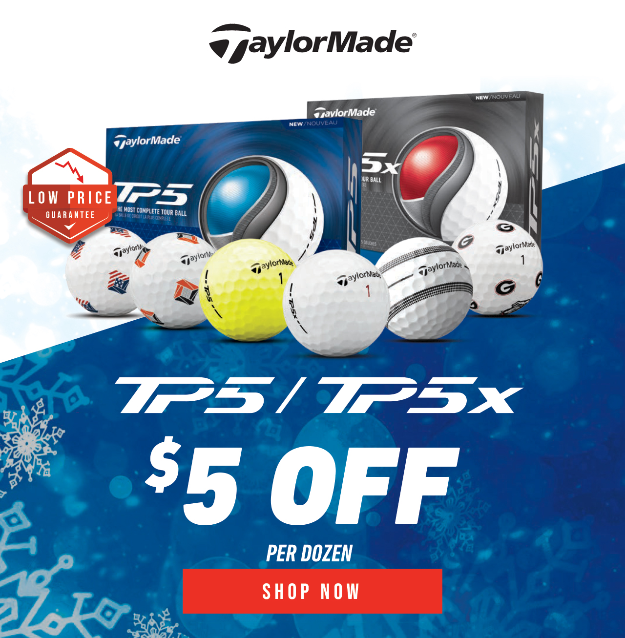 TaylorMade TP5 Holiday Savings