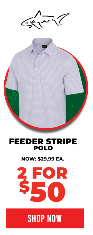 Greg Norman Feeder Stripe Polo | 2 for $50