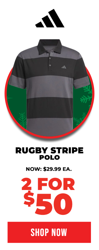 adidas Rugby Stripe Polo | 2 for $50