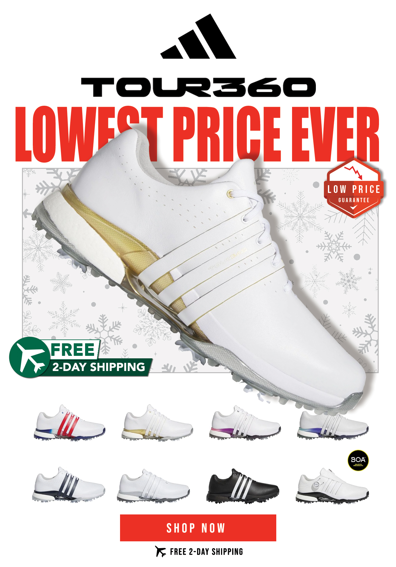 adidas Tour360 Golf Shoes