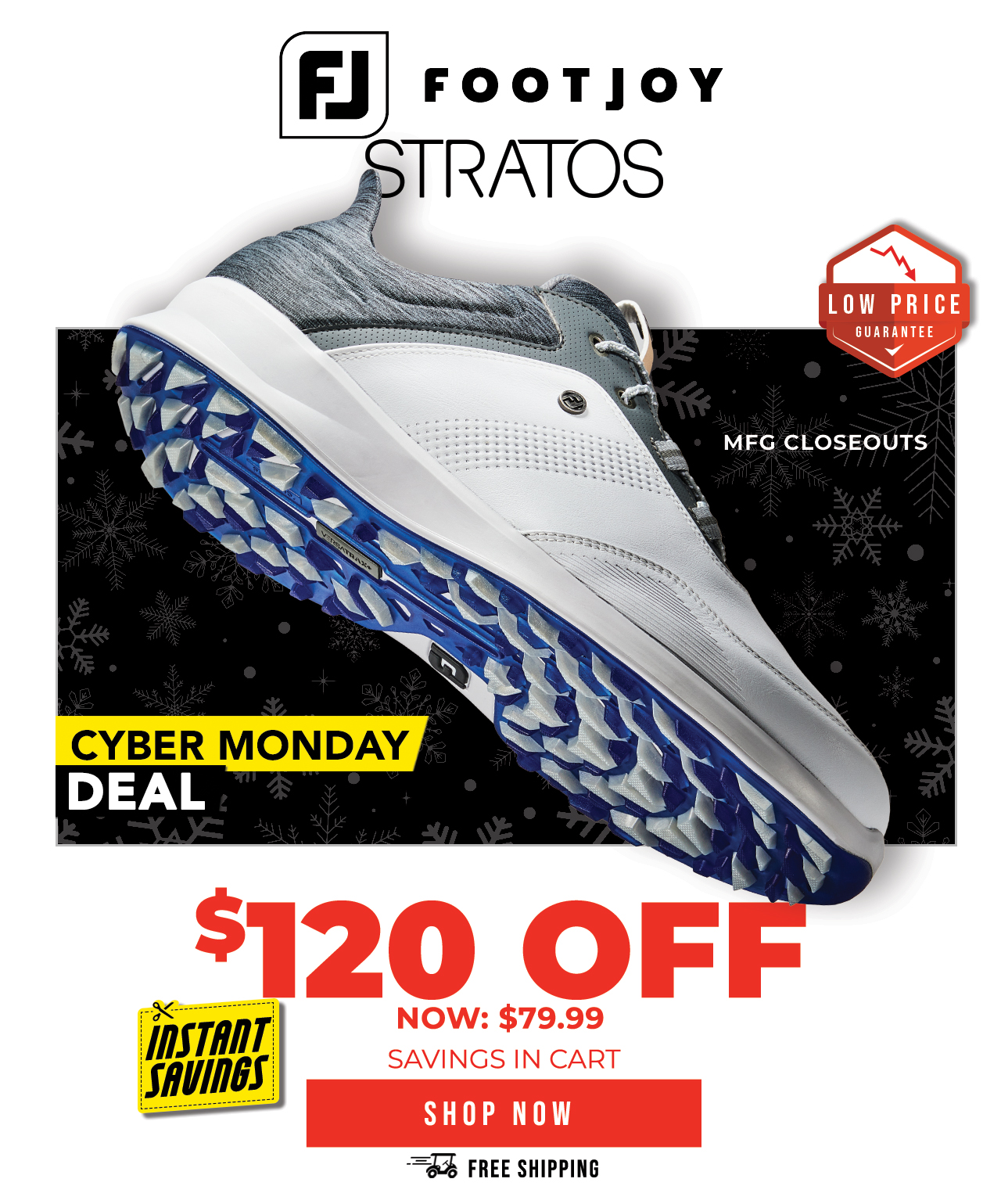 FootJoy Stratos Golf Shoes | MFG Closeouts