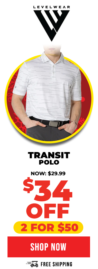 Levelwear Transit Golf Polo - ON SALE