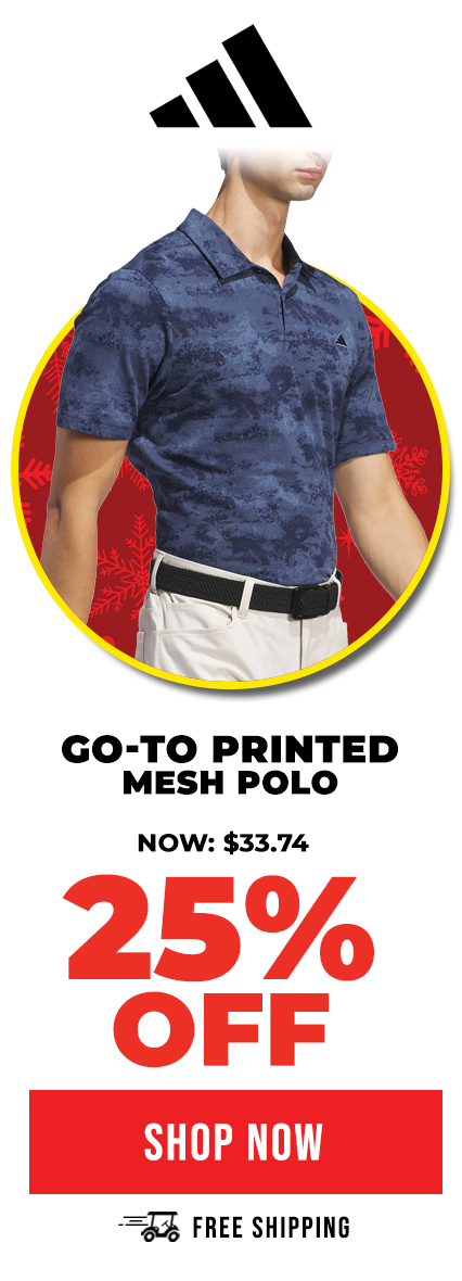 adidas Go-To Printed Mesh Polo