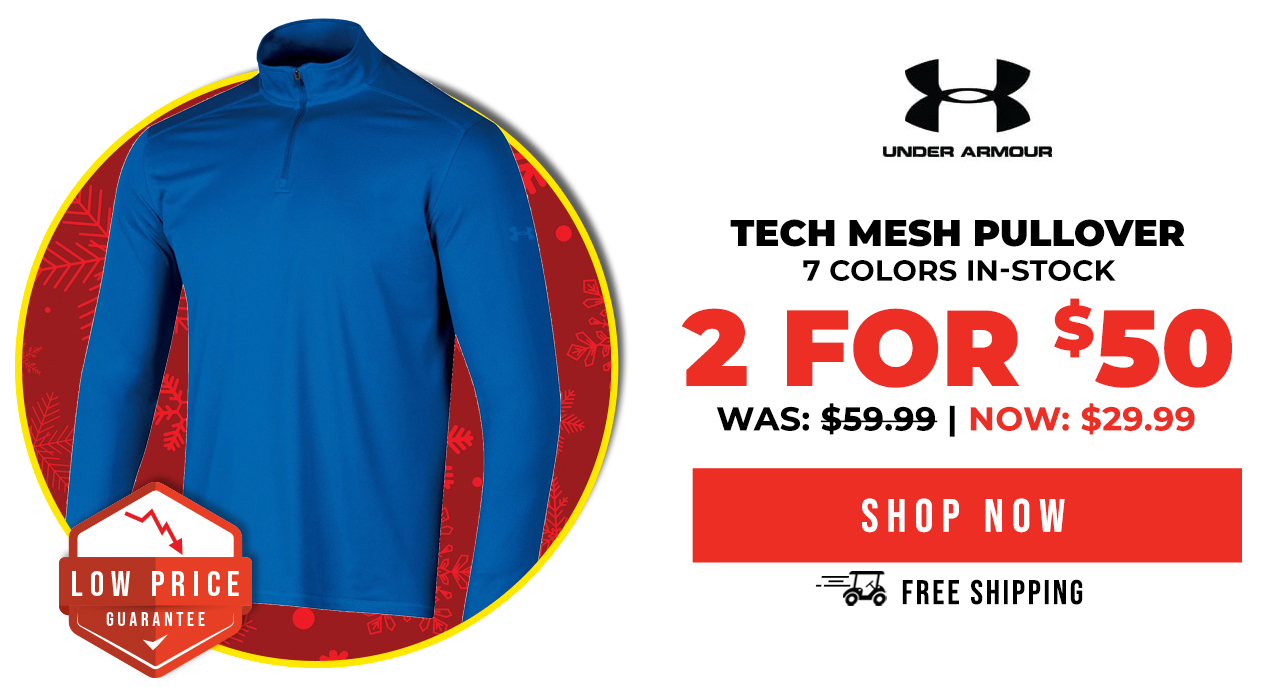 Under Armour Tech Mesh Pullover | 2 for $50